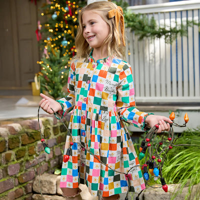 Girls Autumn Dress - Merry and Bright