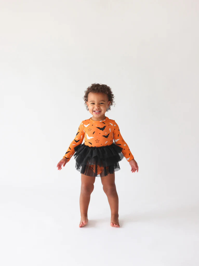 Hendrix Long Sleeve Tulle Skirt Bodysuit