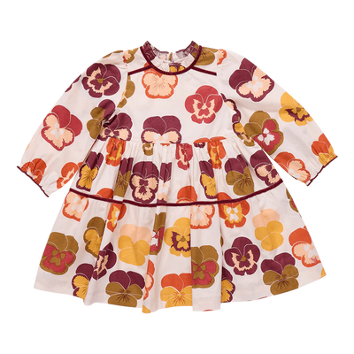 Charlie Dress - Autumn Pansies