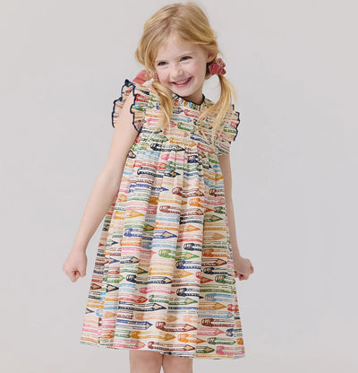 Colored Pencils Stevie Dress