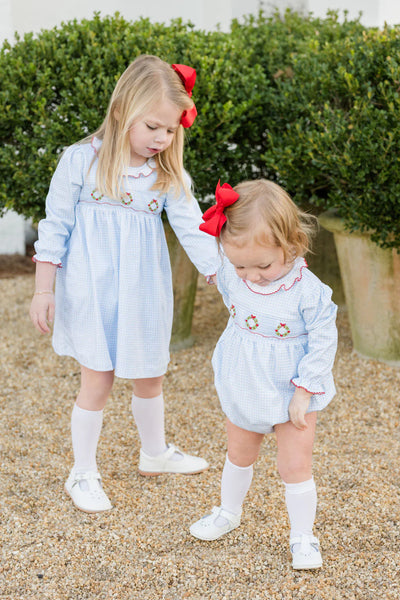 Smocked Wreath Sara Dress