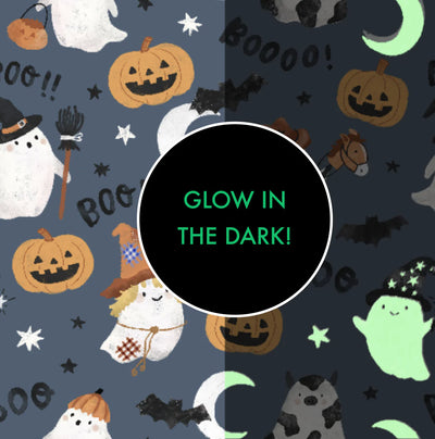 Costumed Ghosts Glow in the Dark Loungewear Set