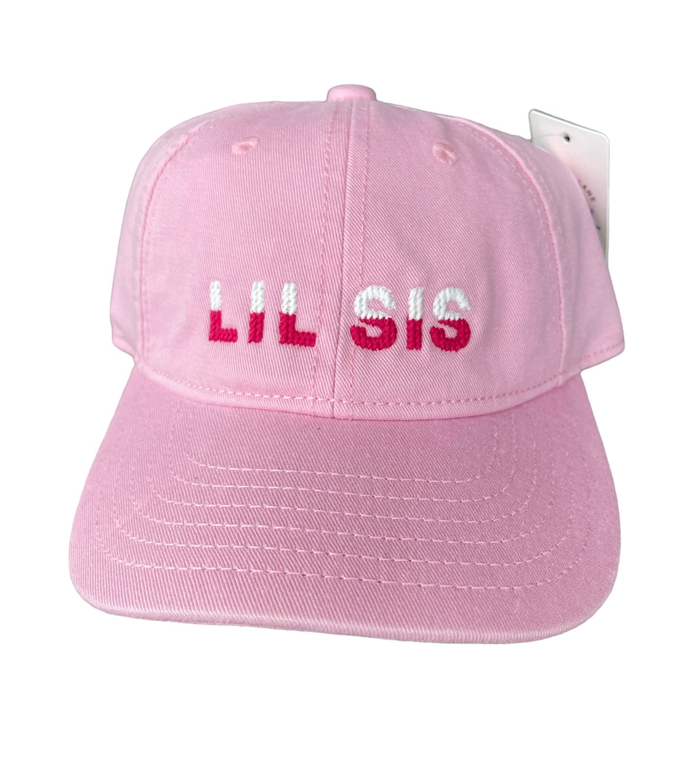 Kids Lil Sis on Light Pink  Baseball Hat