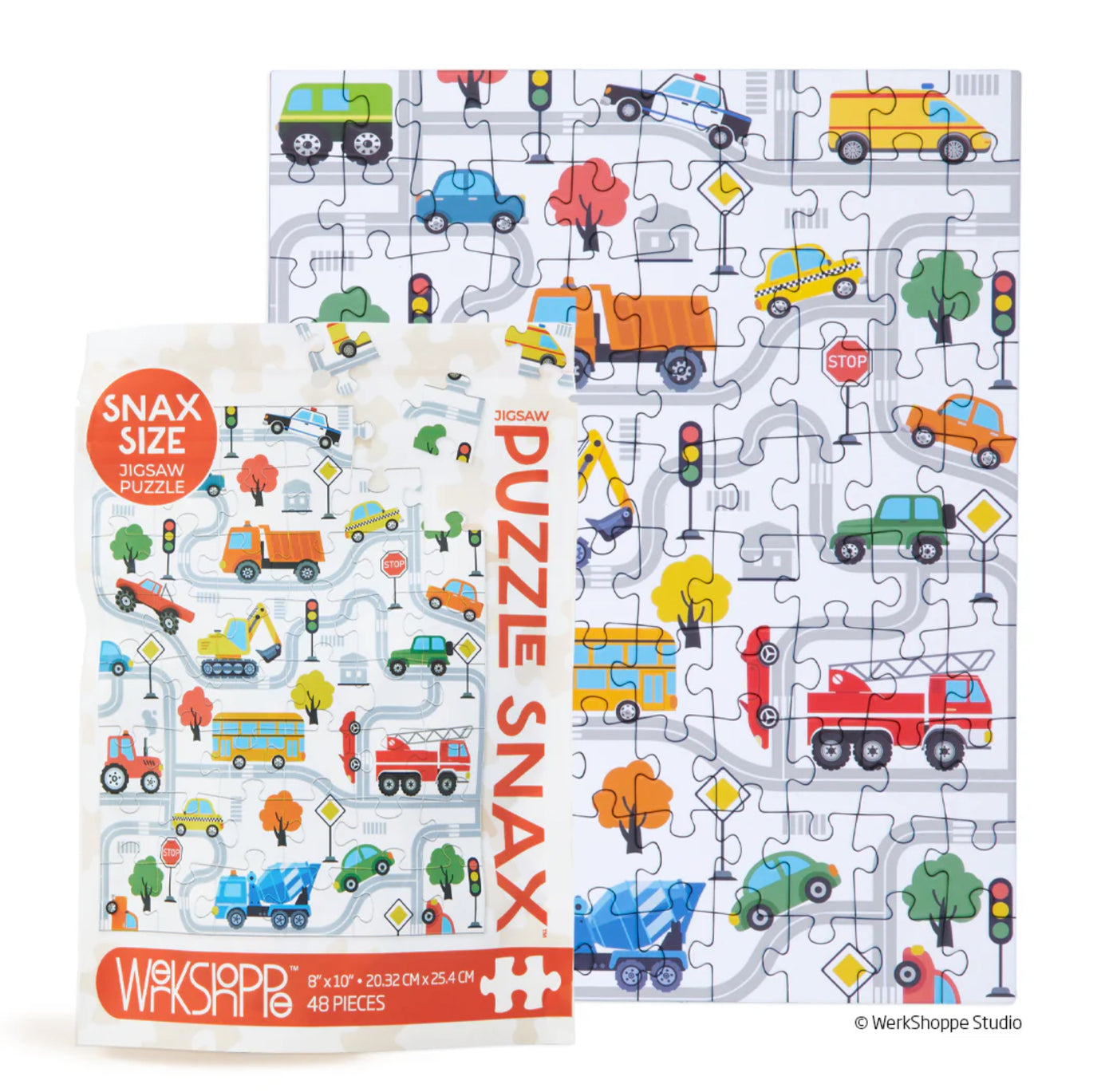 Trucks And Transportation 48 Puzzle Piece Snax