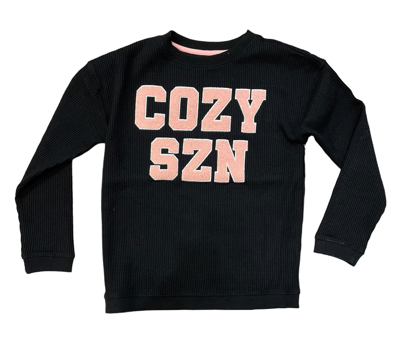 Cozy Season Patches Corduroy Sweatshirt