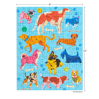 Pooches Playtime 100 Piece Jigsaw Puzzle