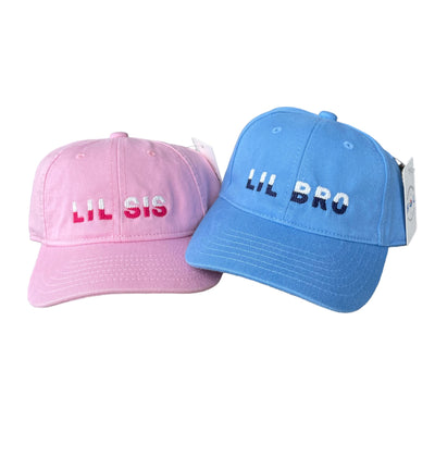 Kids Lil Sis on Light Pink  Baseball Hat