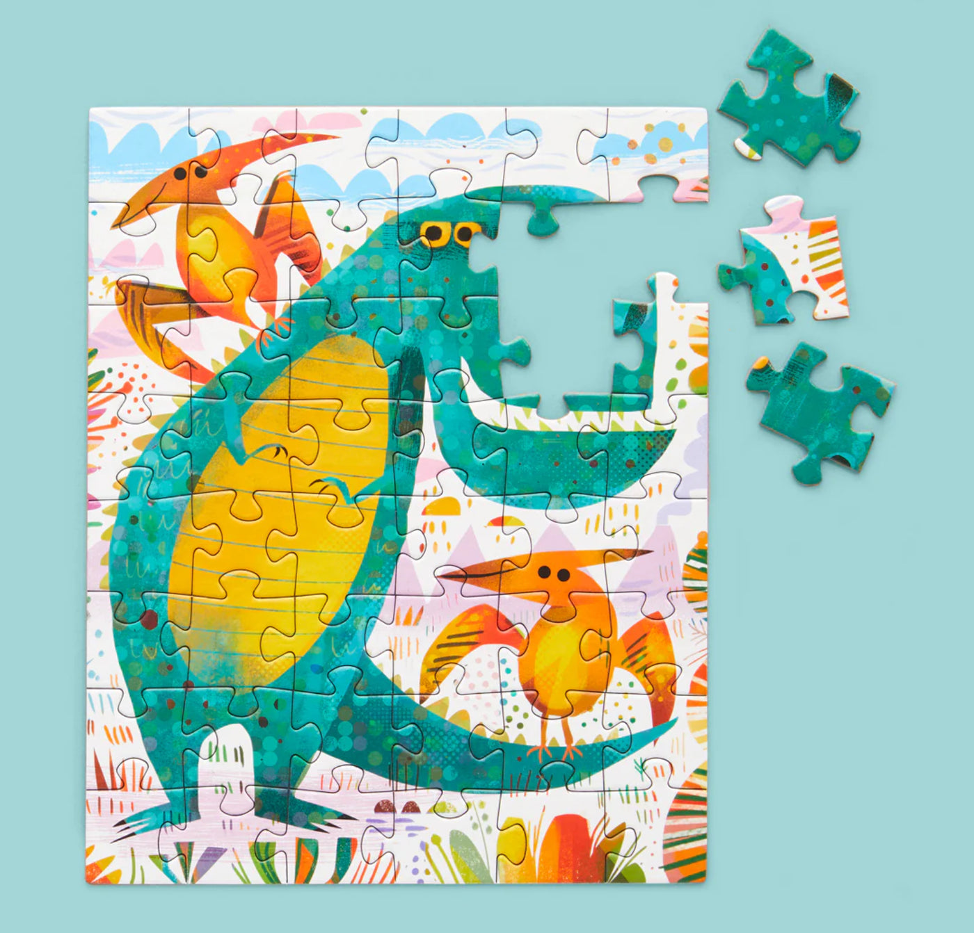 T-Rex And Friends 48 Piece Jigsaw Puzzle Snax