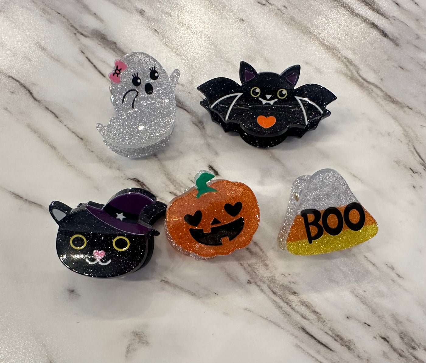 Small Halloween Claw Clips