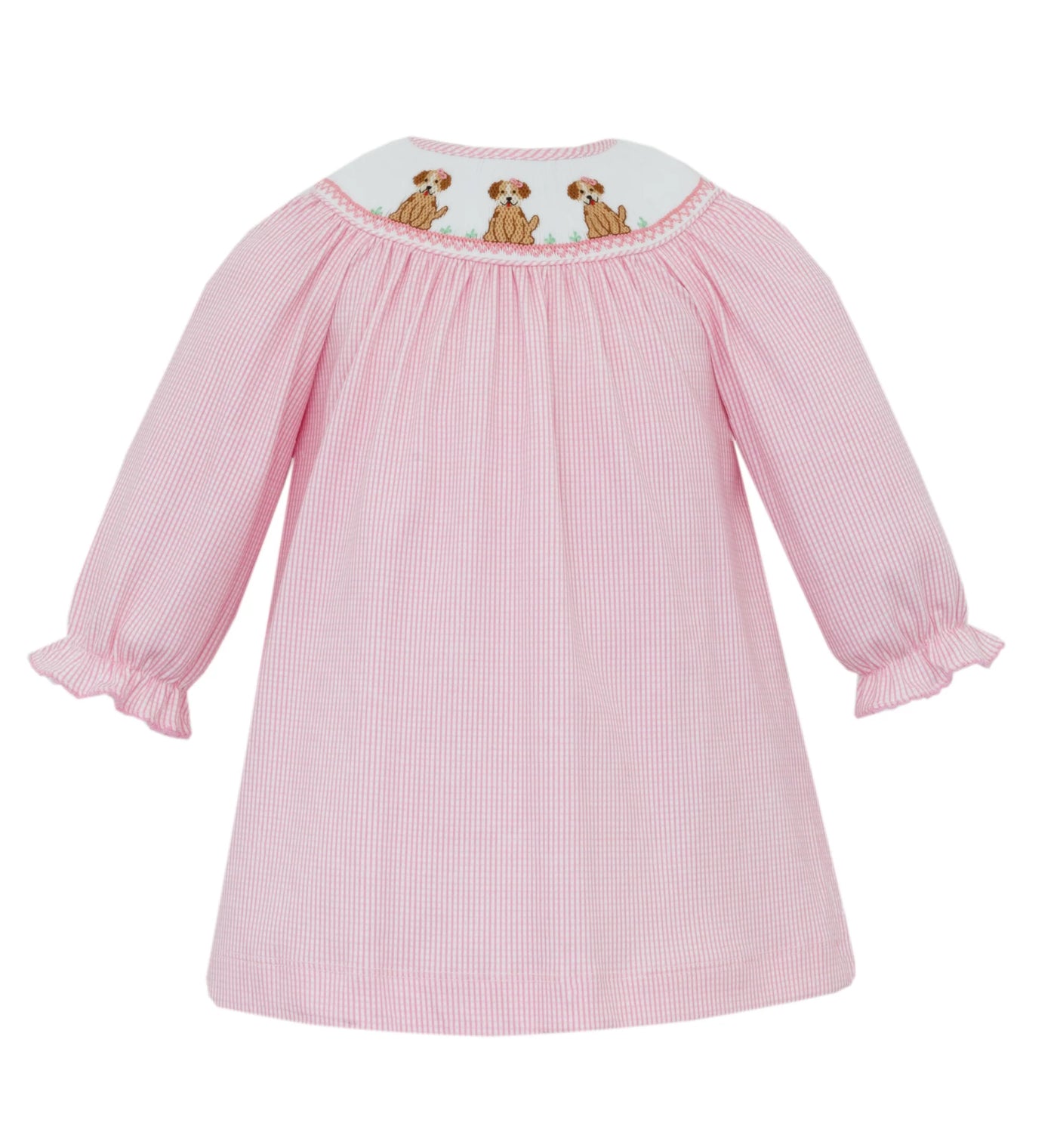 Puppies Pink Knit Check Dress