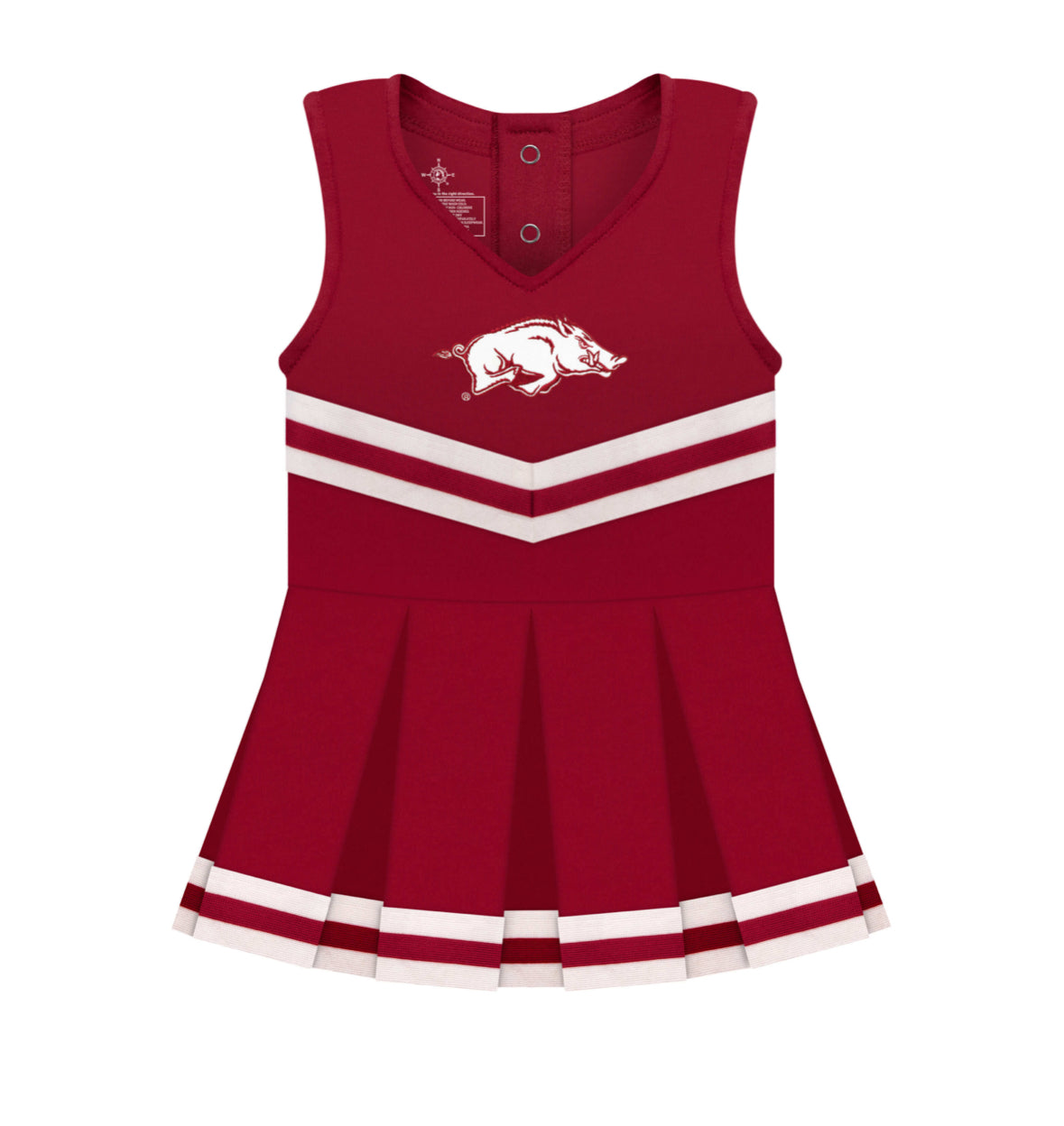 Arkansas Razorback Cheerleader Bodysuit Dress