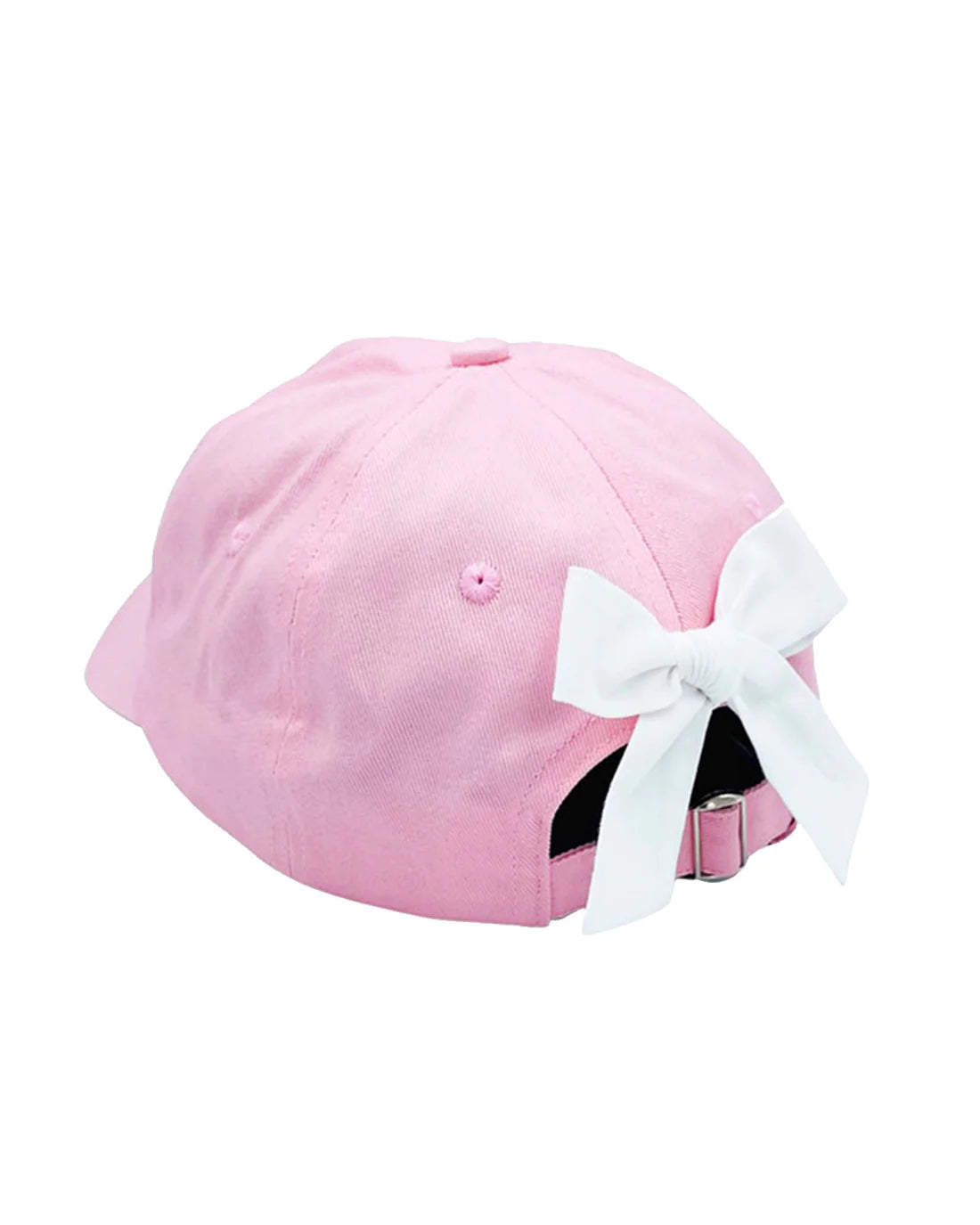 Customizable Bow Baseball Hat in Palmer Pink