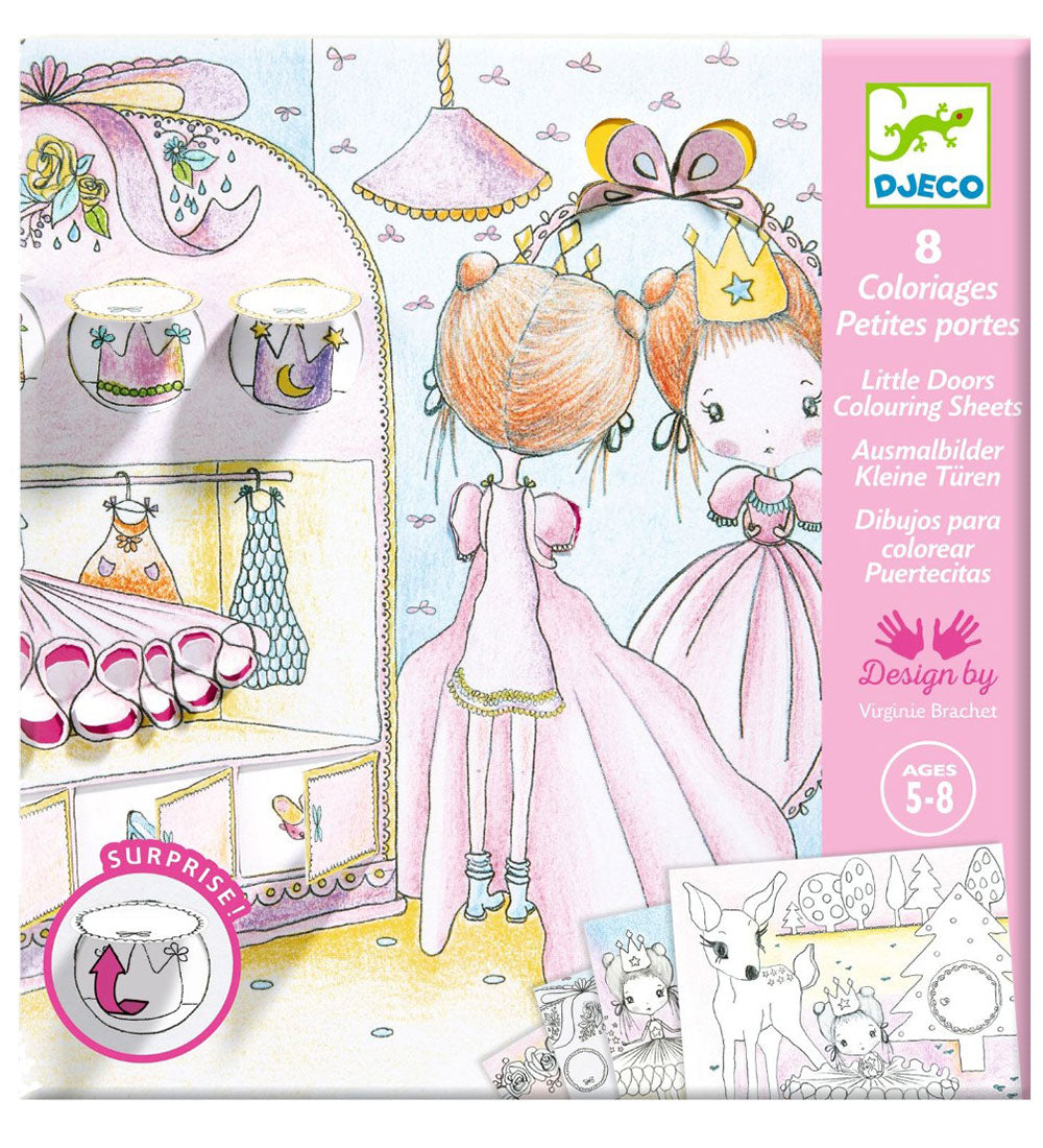 Pupi's Little Doors Coloring Sheets