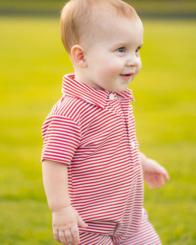 Red Rhett Romper