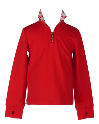 Red Game Day Quarter Zip