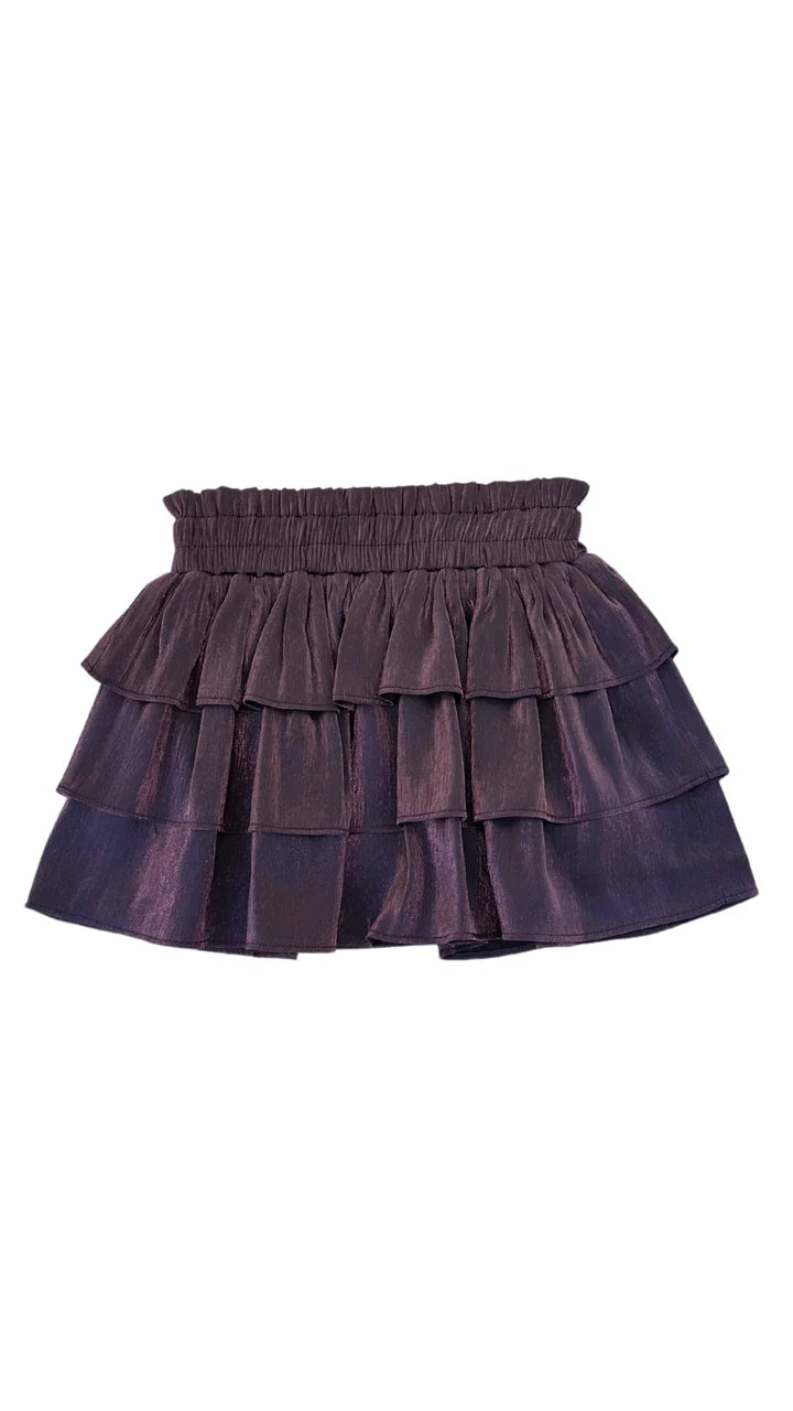 Plum Shimmer Luna Skirt