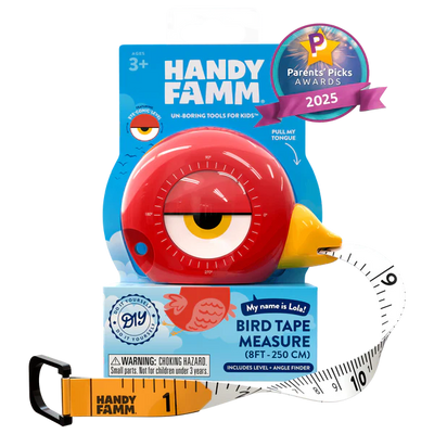 Tape Measure for Kids STEM | Lola the Bird (3-in-1 Tool)