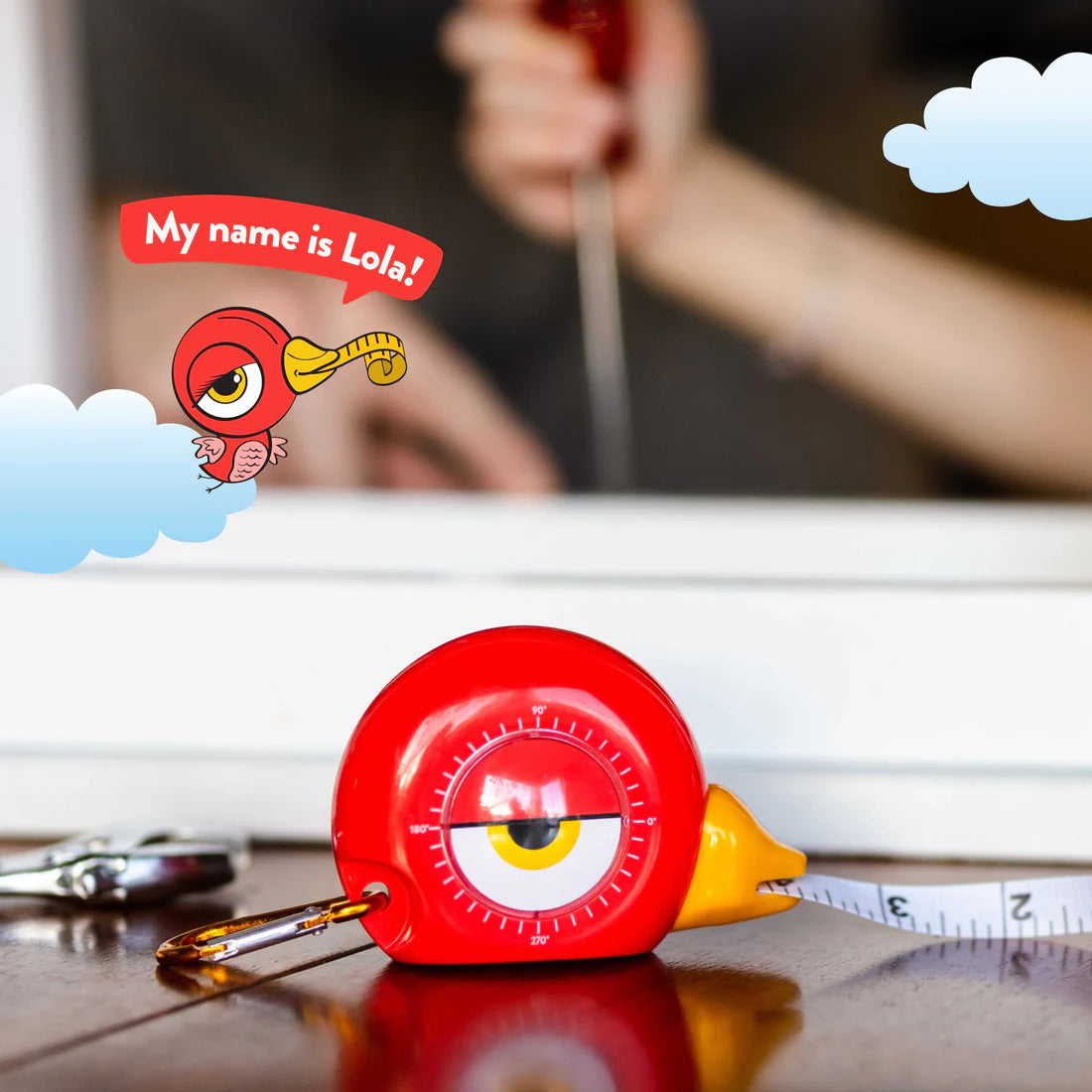 Tape Measure for Kids STEM | Lola the Bird (3-in-1 Tool)