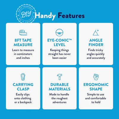 Tape Measure for Kids STEM | Toto the Bird (3-in-1 Tool)