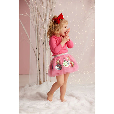 Pink Christmas Sequin Tutu