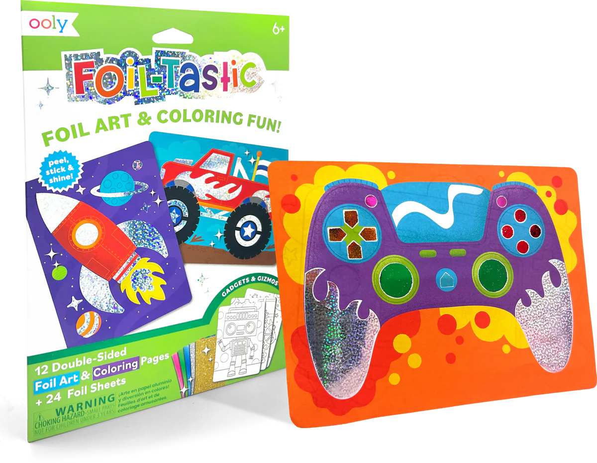 Foil-tastic Foil Art & Coloring Set - Gadgets & Gizmos