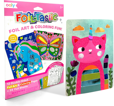 Foil-tastic Foil Art & Coloring Set - Whimsical World