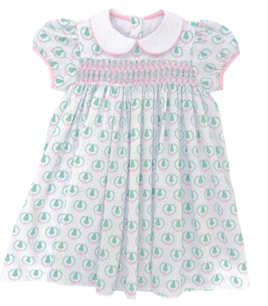 Sutton Smocked Dress- Oh Christmas Tree