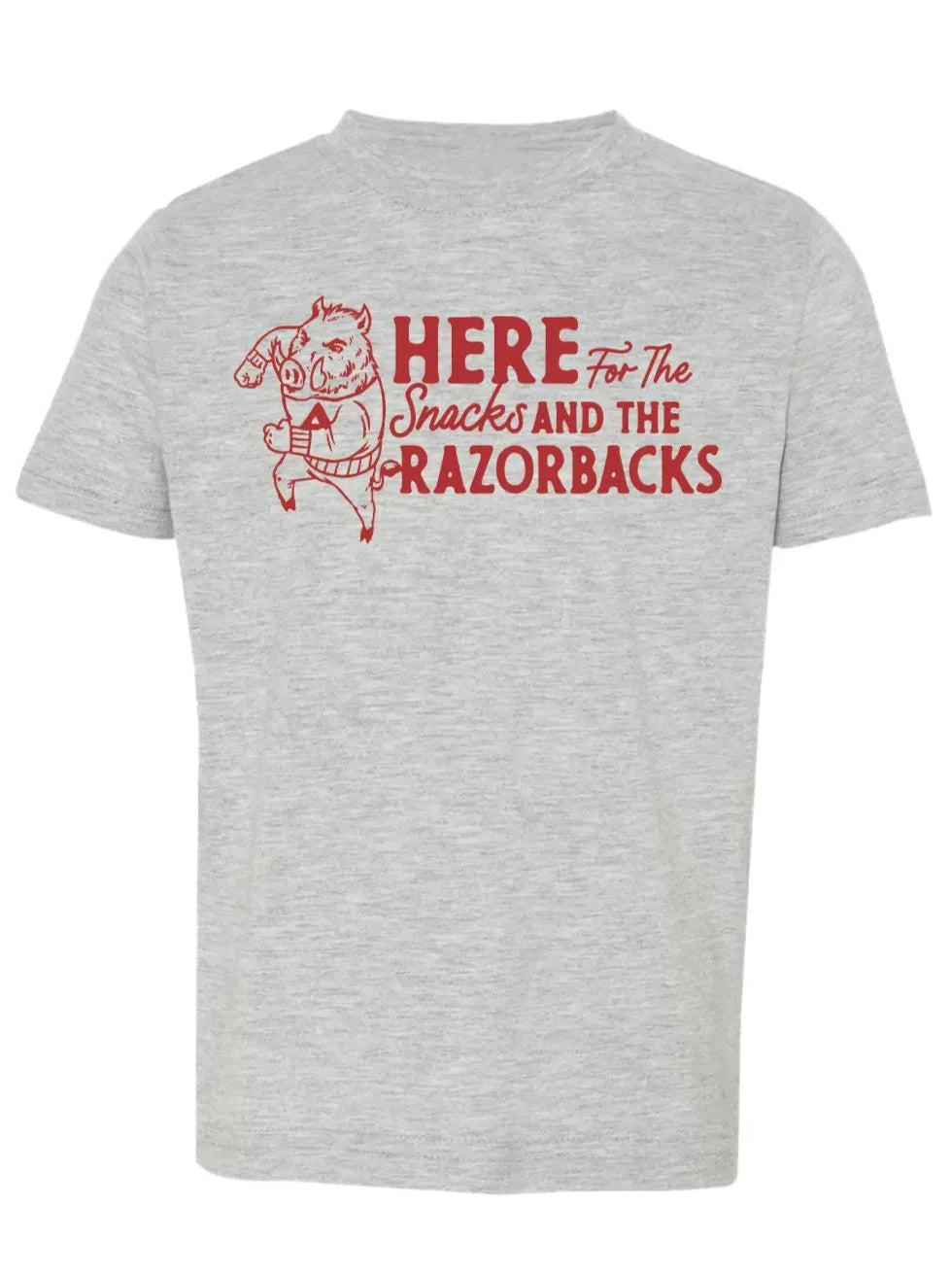 Snacks and Razorbacks Tee