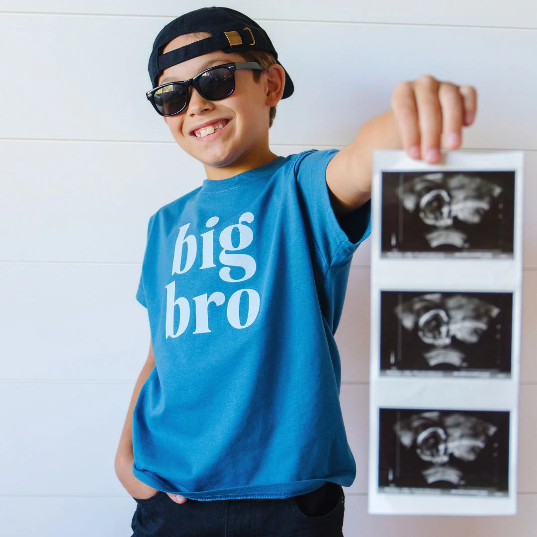 Big Bro Short Sleeve Shirt- Indigo