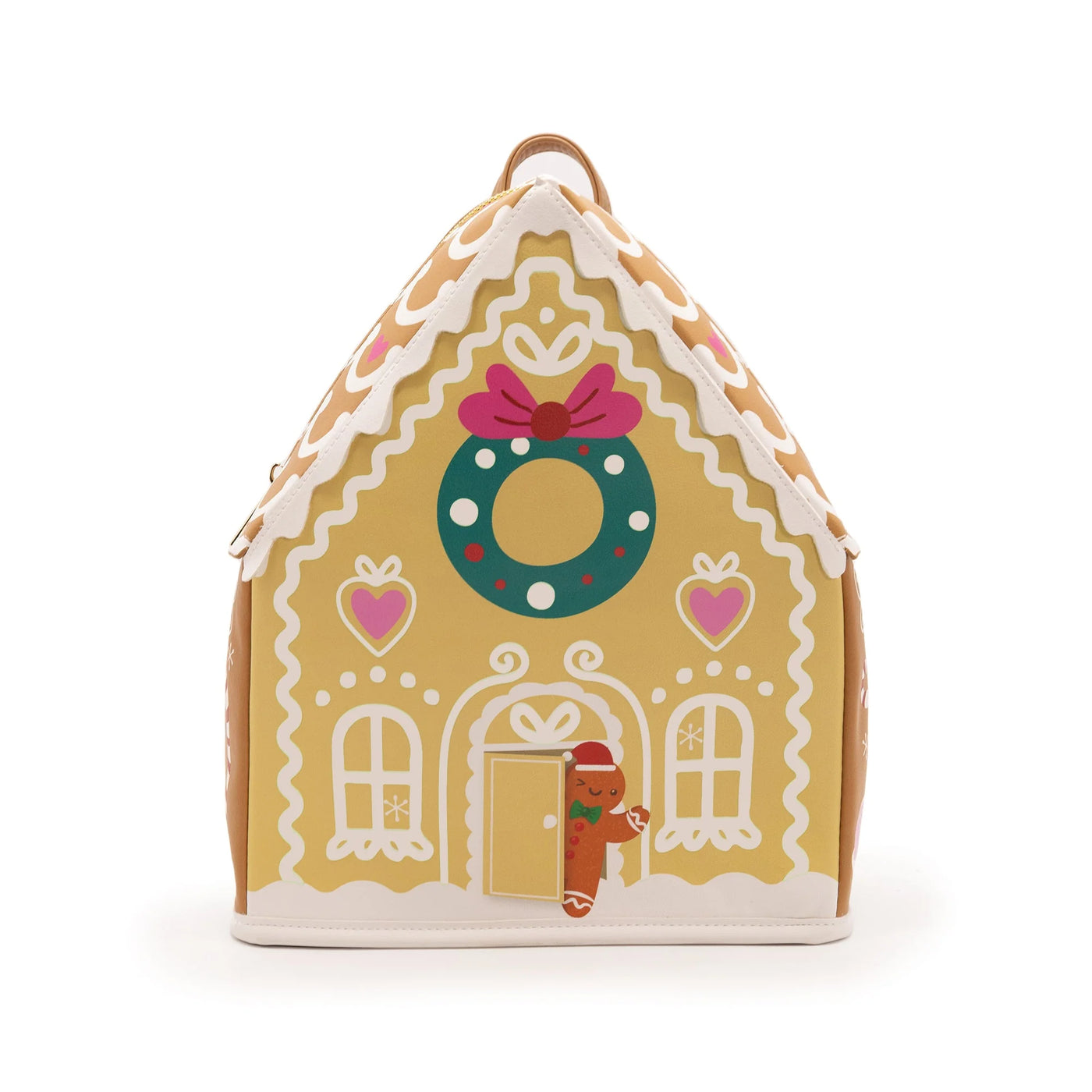 Glow in the Dark Gingerbread House Backpack