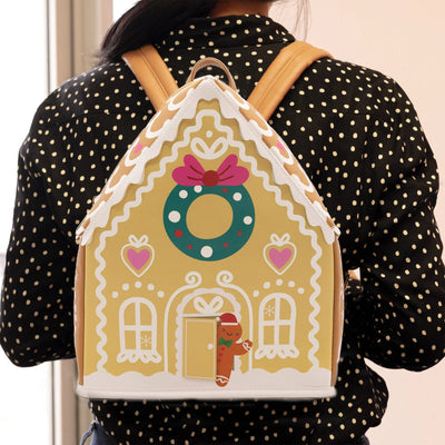 Glow in the Dark Gingerbread House Backpack