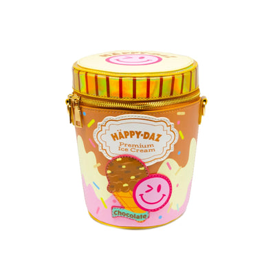 Happy Daz Ice Cream Tub Handbag- Chocolate