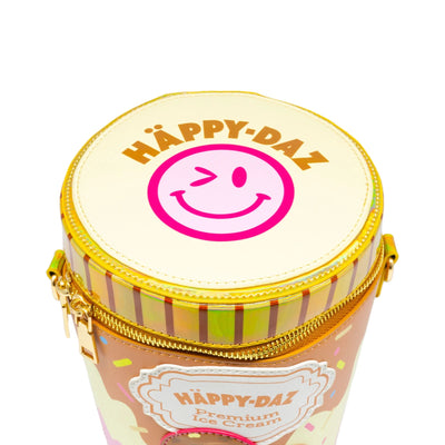 Happy Daz Ice Cream Tub Handbag- Chocolate