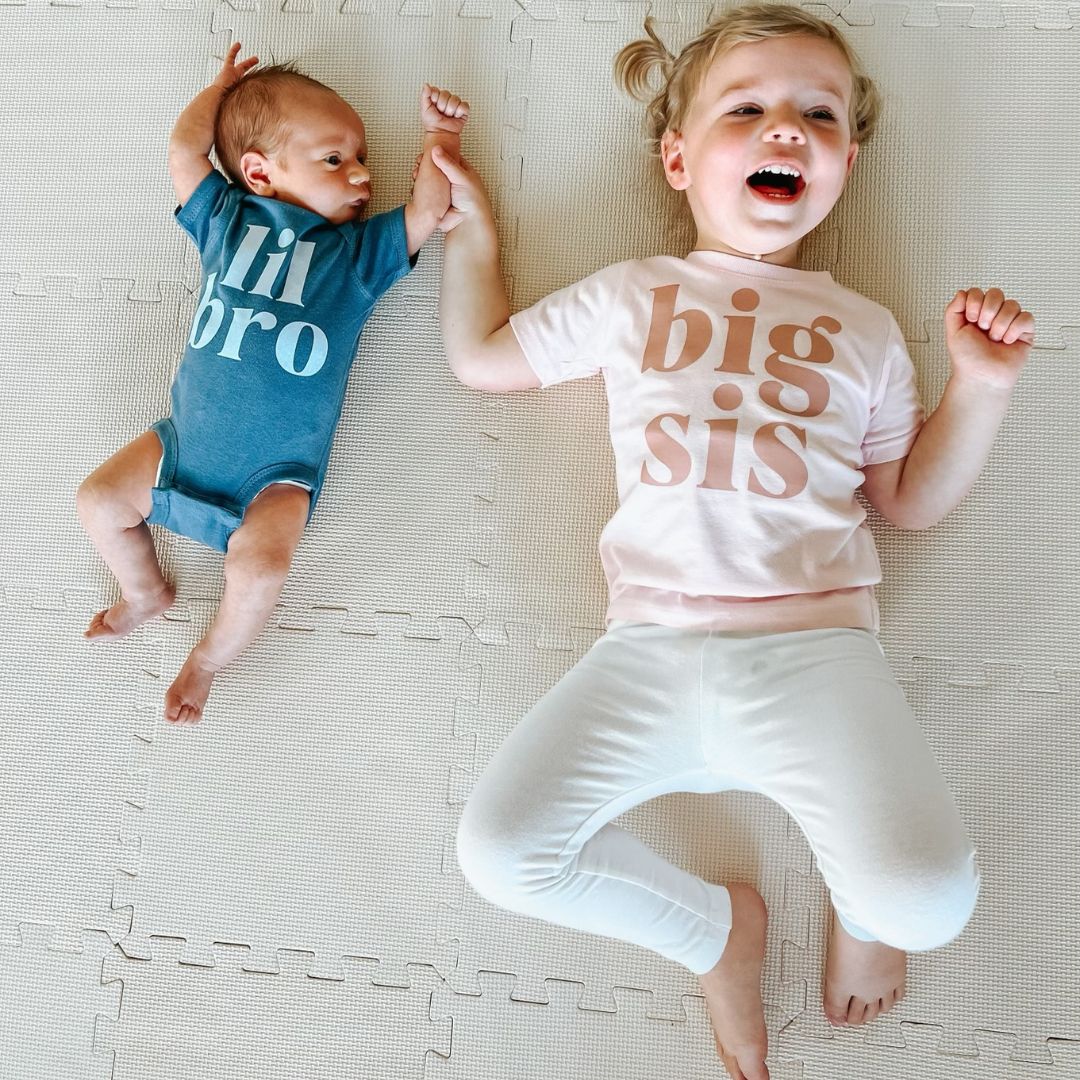 Big Sis Short Sleeve Tee- Ballet