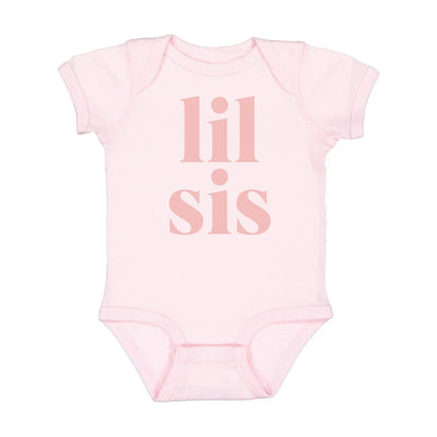 Lil Sis Short Sleeve Bodysuit- Ballet