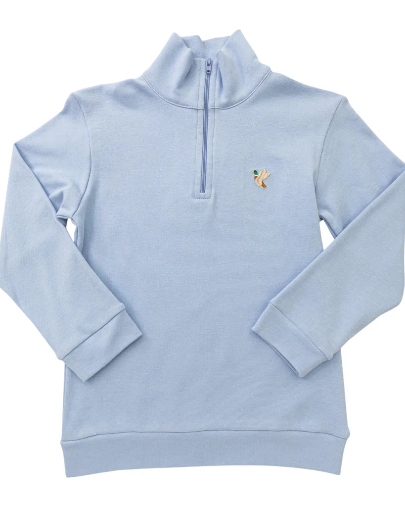 Sky Blue Flying Mallard 1/4 Zip Jacket