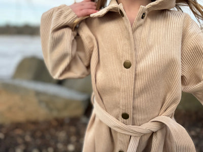 Shannon Coat Dress- Oatmeal