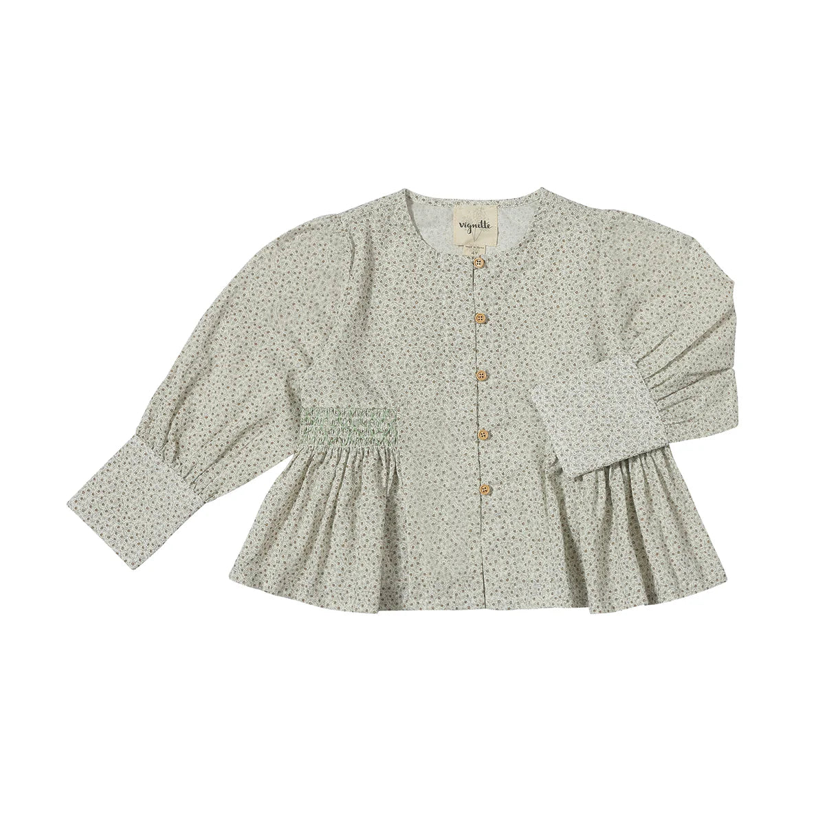 Imogen Blouse- Ivory Daisy