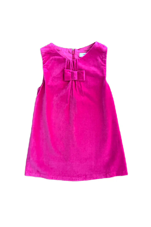 Pink Velvet Jumper Dress