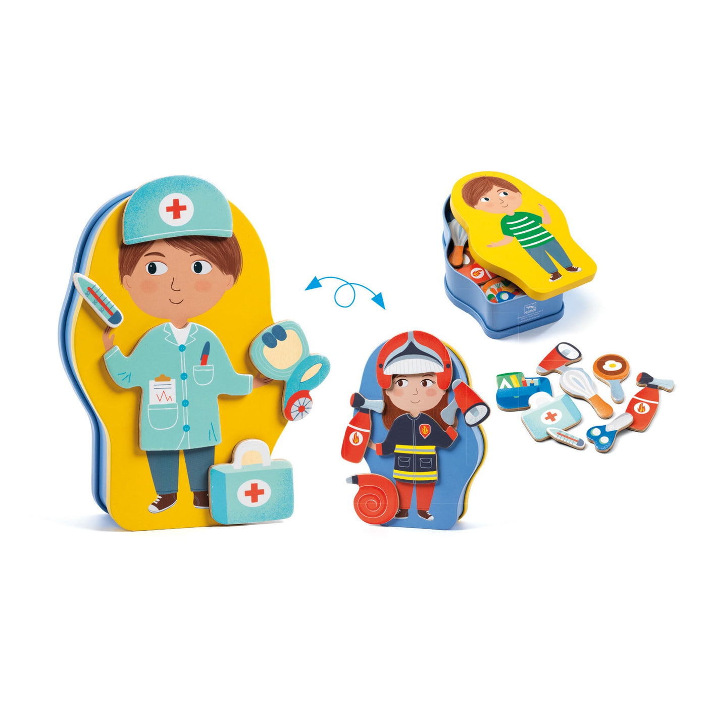 InZeBox Jobissimo Magnetic Dress Up Activity Toy