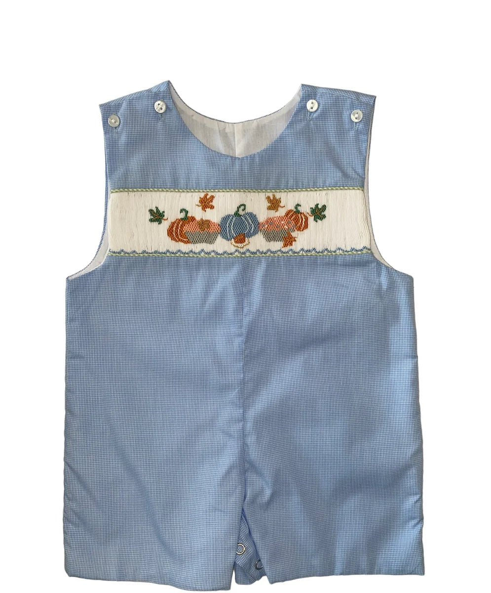 Pumpkin Pie Smocked Shortall