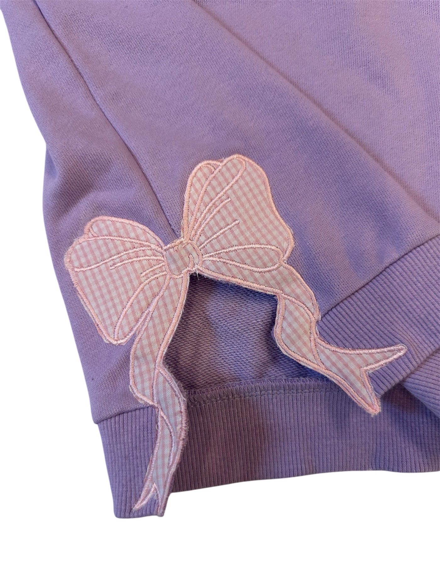 Bow Side Lavender Sweatshirt