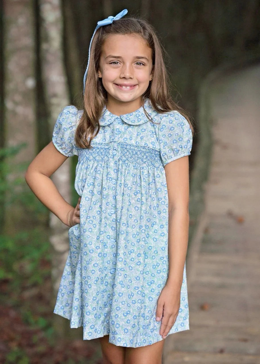 Ella Floral Smocked Dress