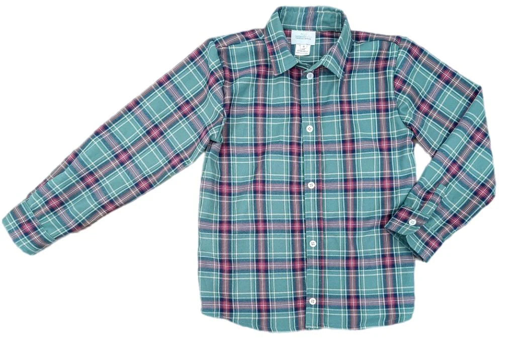 white christmas dresses Ryan Dress Shirt, Green Christmas Plaid 12