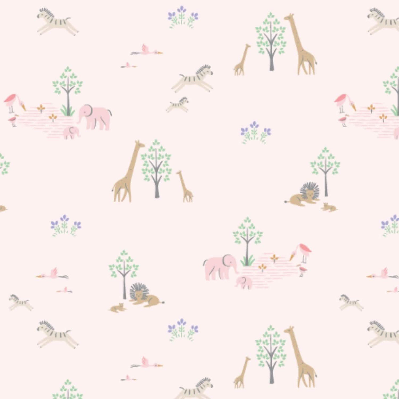Pink Serene Safari Modal Magnetic Parent Favorite Footie