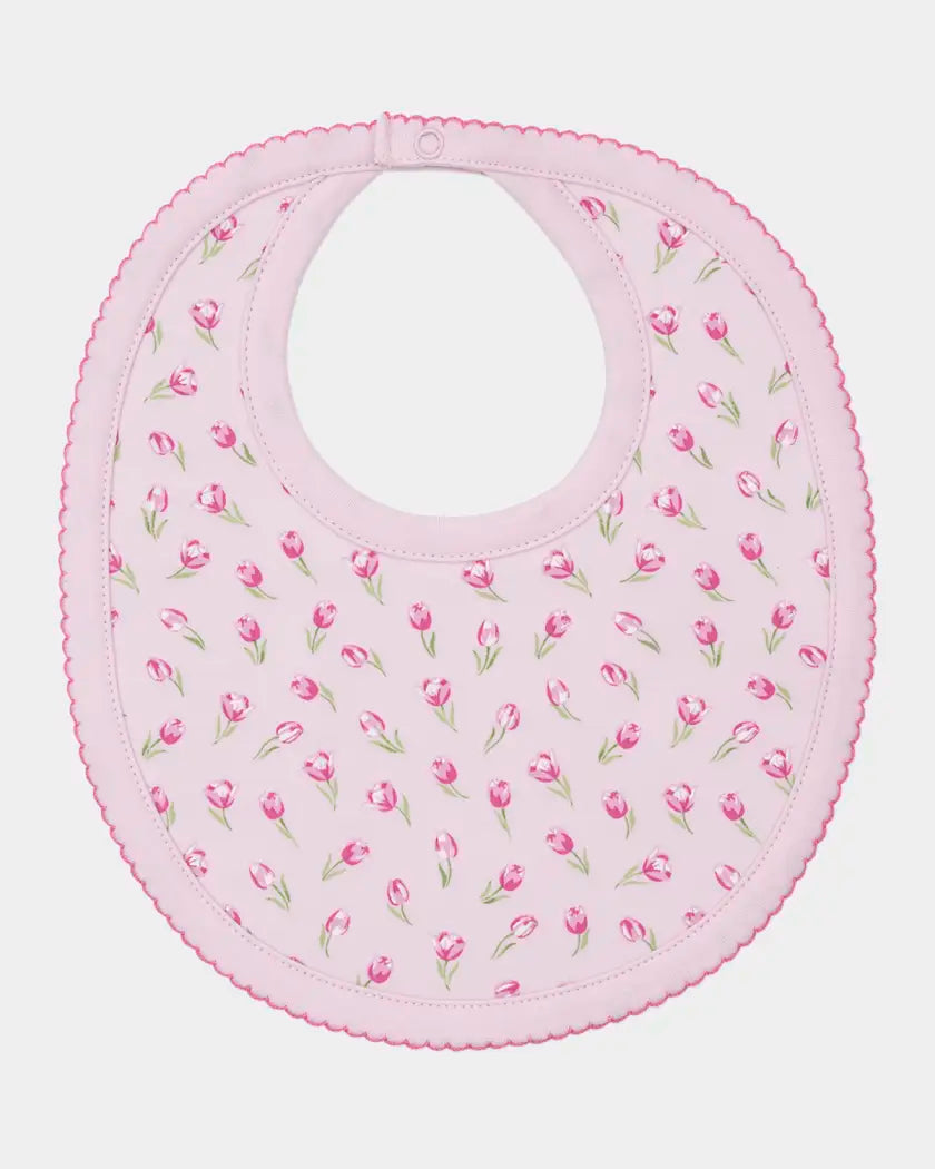 Pink Tulip Blossoms Bib