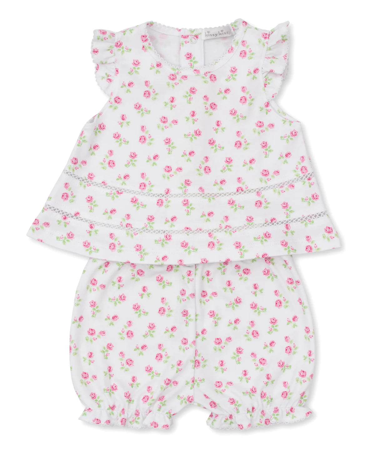 Rosy Roses Sunsuit Set