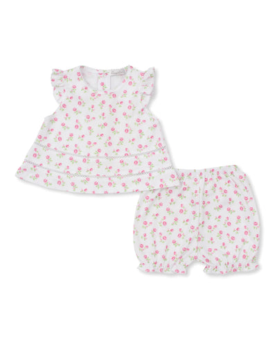 Rosy Roses Sunsuit Set