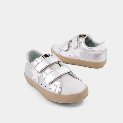 Silver Distressed Sunny Mini Shoes