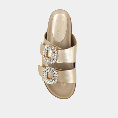 Gold Bridget Kids Shoes